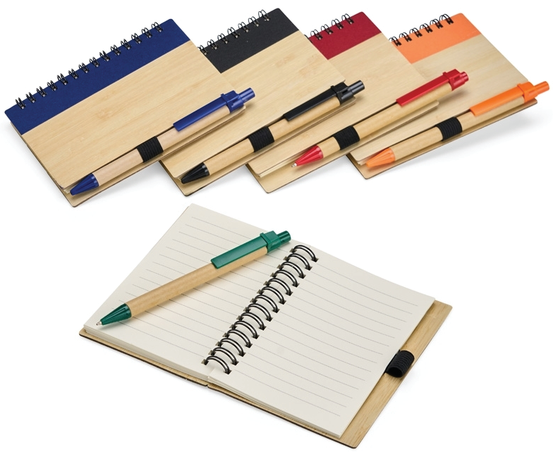Caderno Ecológico com Caneta