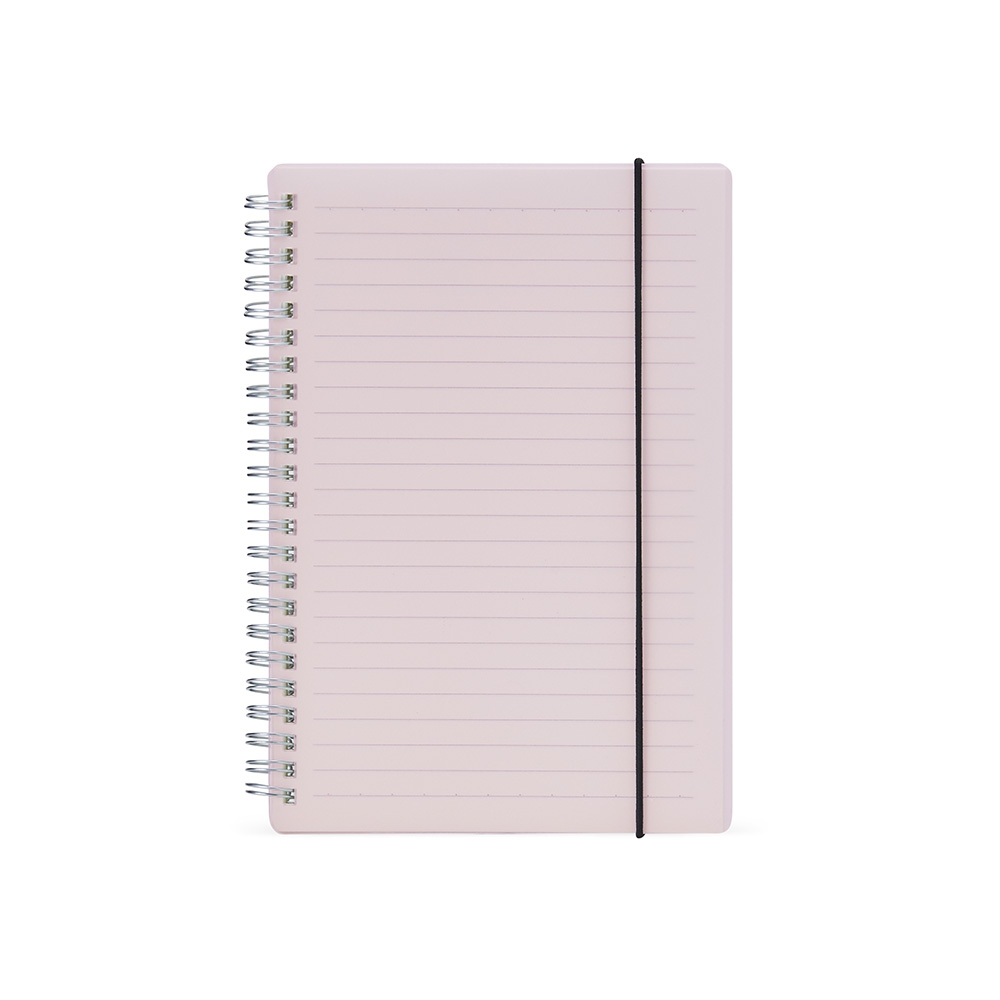 Caderno A5 Plástico 21X15 80 FOLHAS C/ PAUTA
