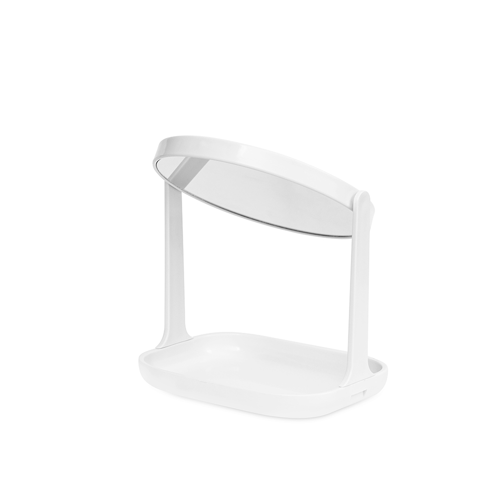 Espelho De Mesa Plastico