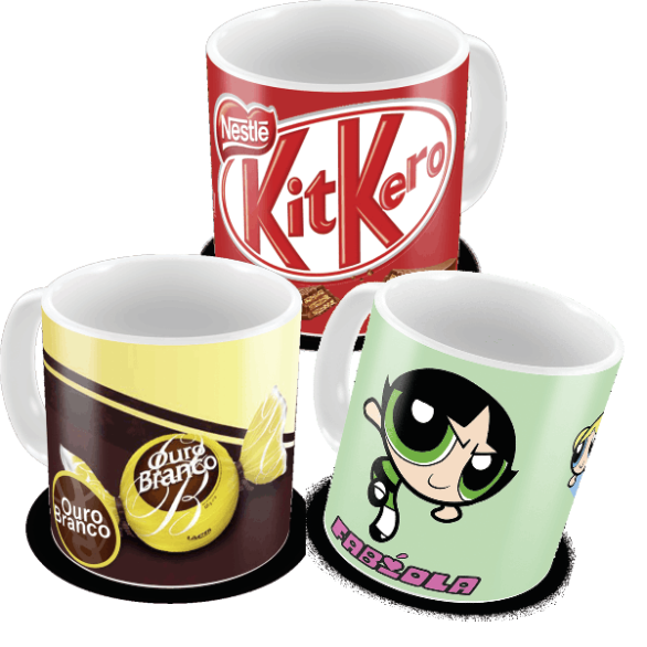 Caneca de Porcelana 325ml
