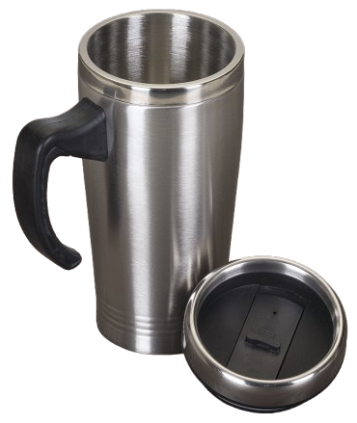 Caneca Inox Parede Dupla 450ml
