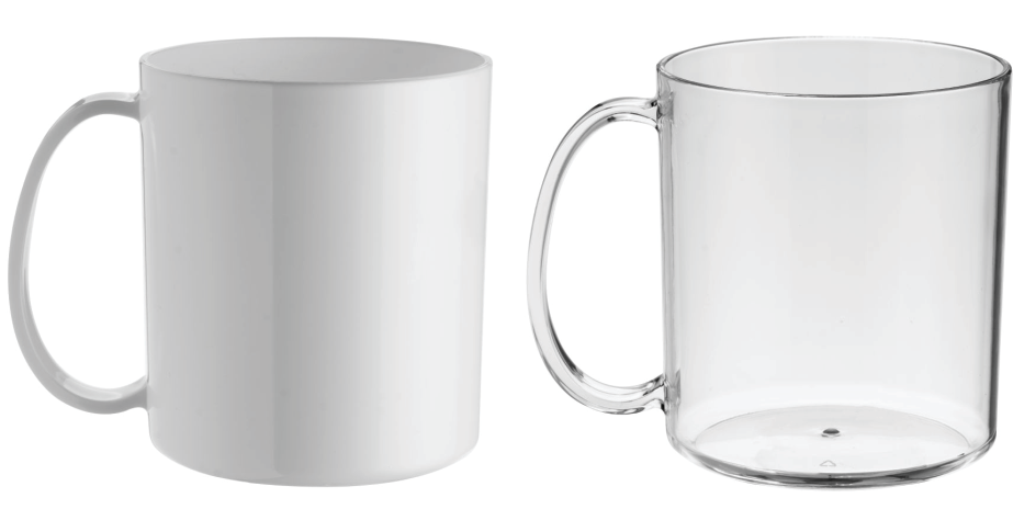 Caneca Slim Degrade ou Bicolor 400ml