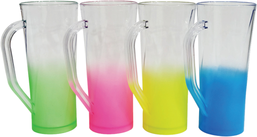 Caneca Slim Degrade ou Bicolor 400ml