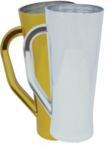 Caneca Slim Metalizada 400ml