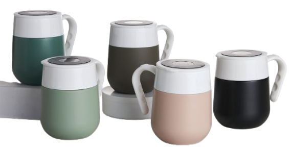 Caneca Térmica Inox 500ml com Display LED