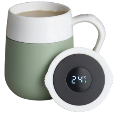 Caneca Térmica Inox 500ml com Display LED