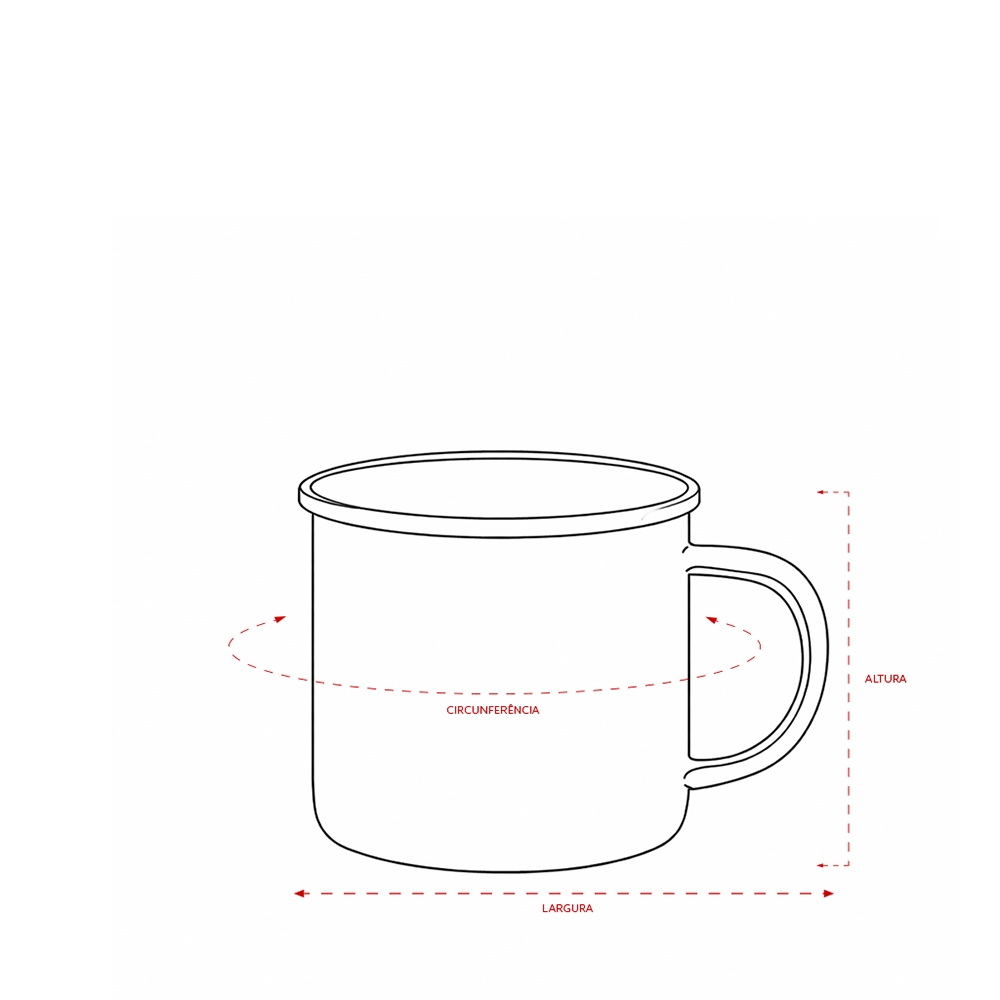 Caneca Inox 370Ml