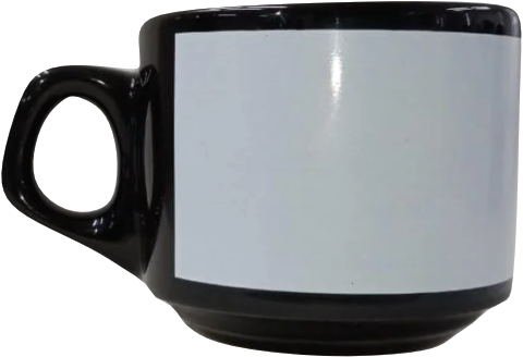 Xícara 200ml c/ Tarja Branca