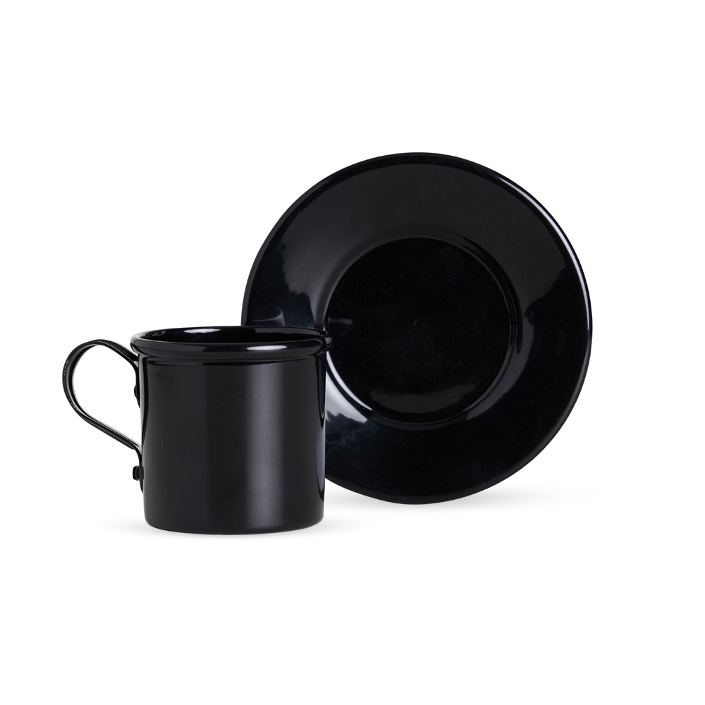 Xicara 100Ml Com Pires Em Aluminio