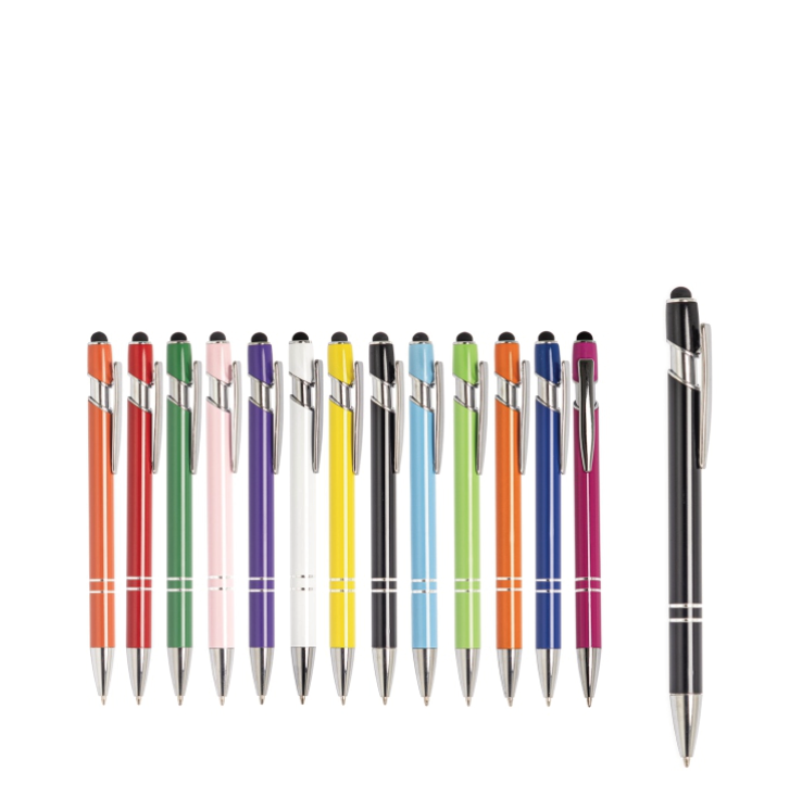 Caneta Metal Touch Brilhosa