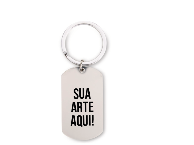 Chaveiro Metal Plaquinha