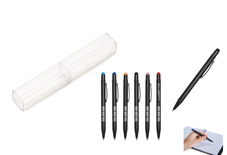 Tubo de Acrílico + Caneta Ecológica