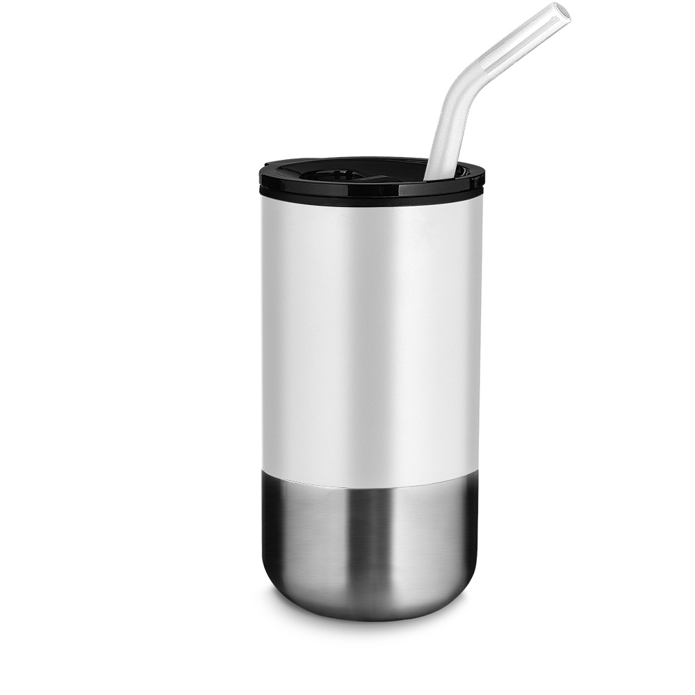 Copo Inox Com Canudo