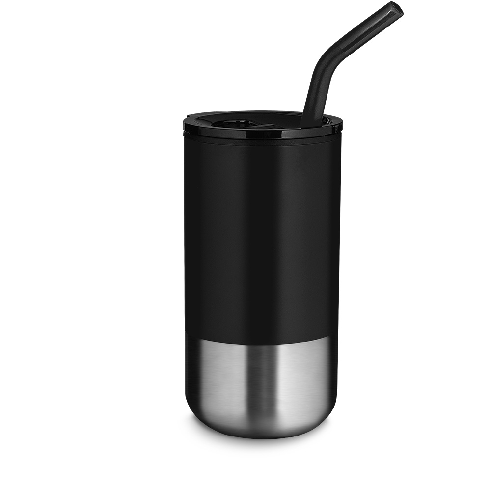 Copo Inox Com Canudo