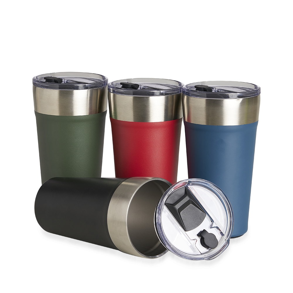 Copo Termico Com Canudo 500Ml