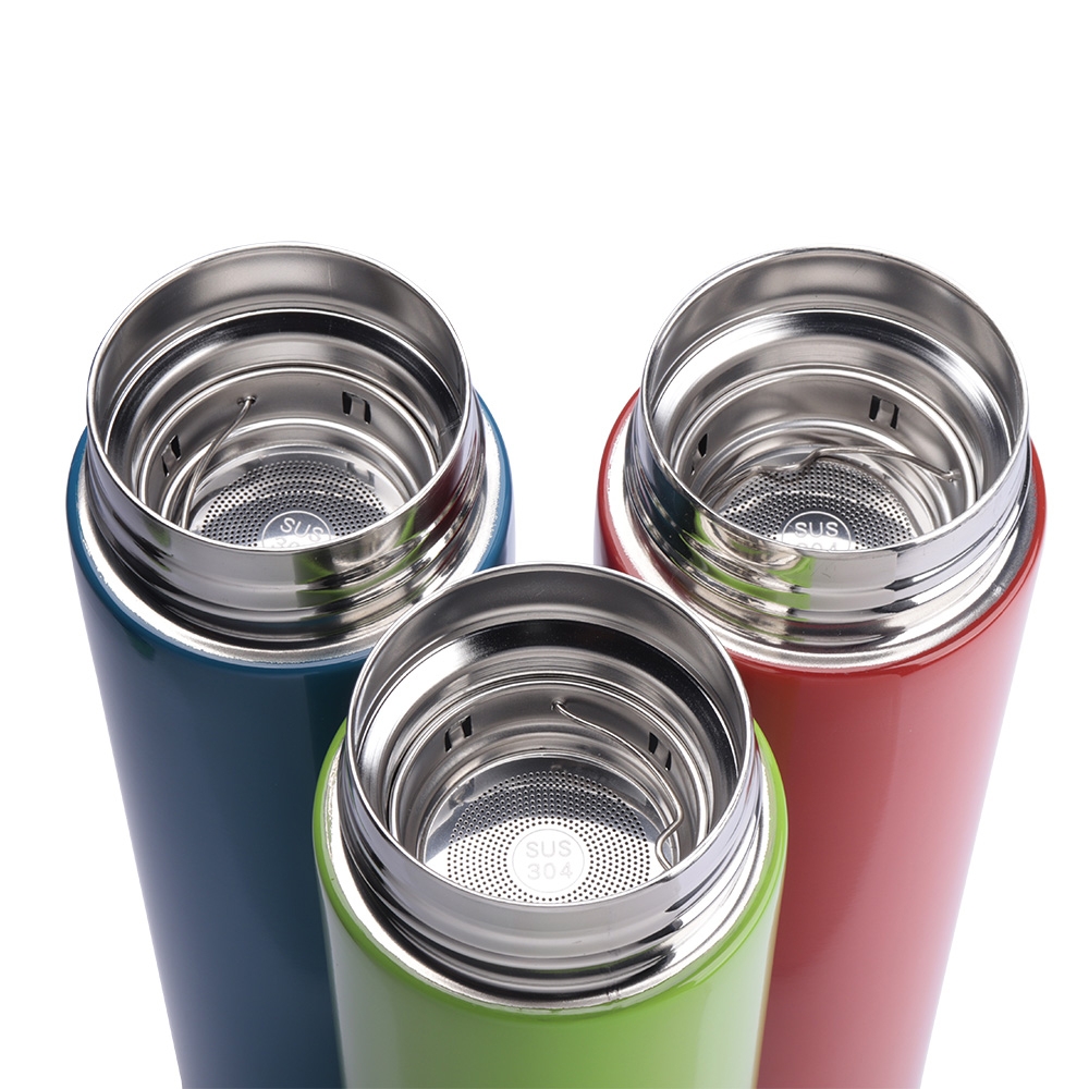Garrafa Inox 500ml com Display LED