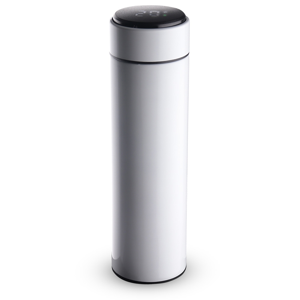 Garrafa Inox 500ml com Display LED