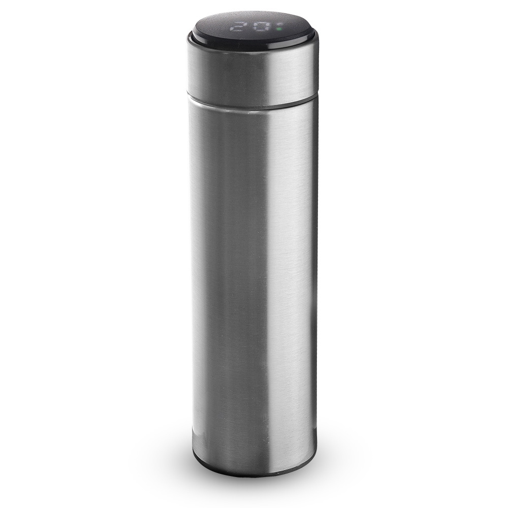 Garrafa Inox 500ml com Display LED