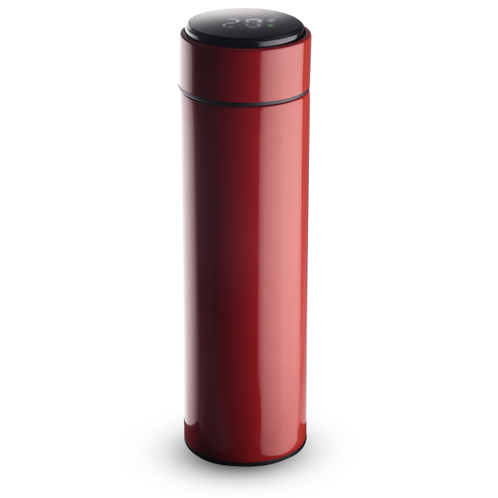 Garrafa Inox 500ml com Display LED
