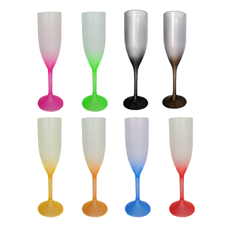 Taça de Champanhe Degradê 190ml