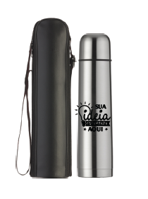 Garrafa TÉRMICA INOX 500ml ACOMPANHA A BOLSA